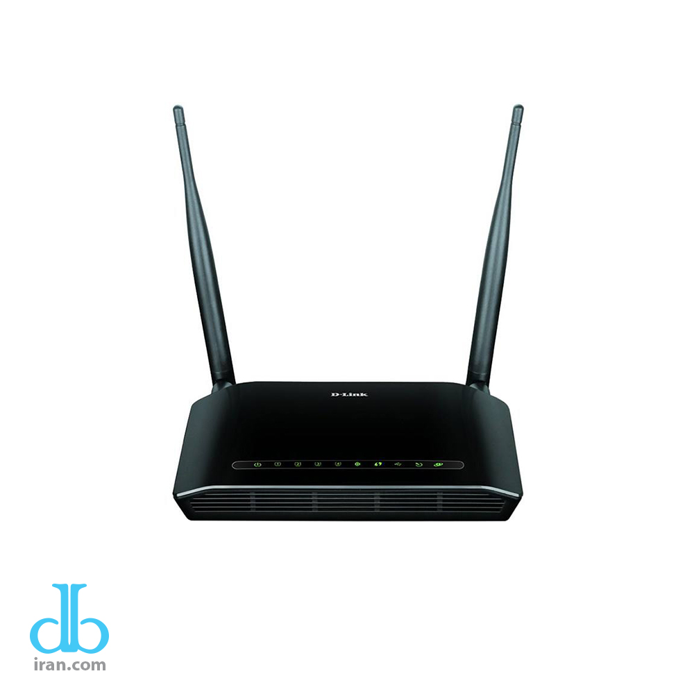 مودم روتر ADSL2 Plus بی‌ سیم N300 دی لینک مدل DSL 2740U