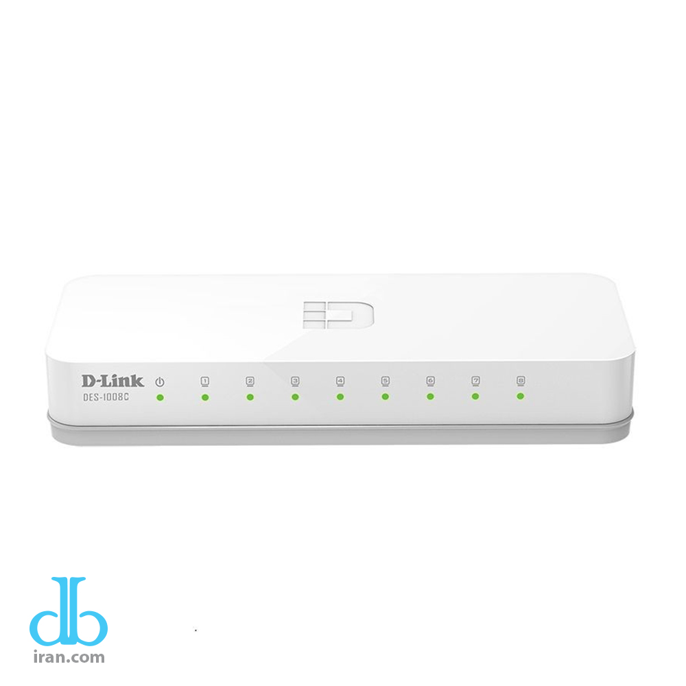 سوئیچ شبکه 8 پورت دی لینک مدل DES1008C