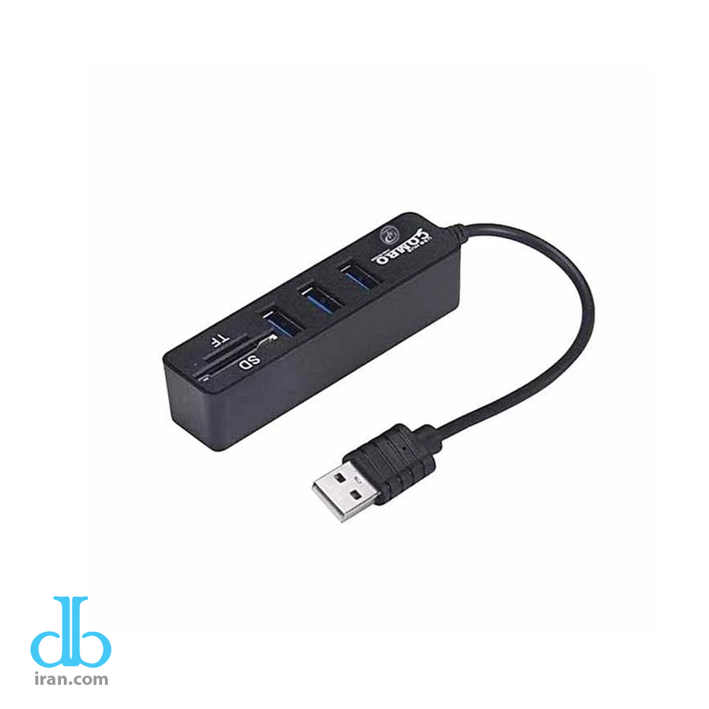 هاب USB و رم ریدر XP HC834