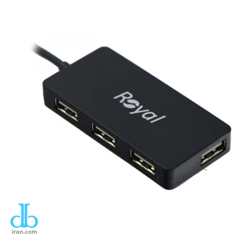 هاب 4 پورت Royal USB 2.0 مدل RH2 210