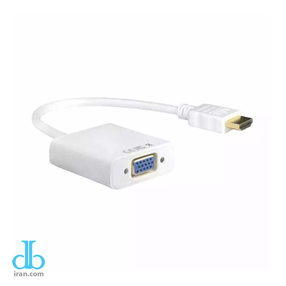 تبدیل HDMI به VGA وی نت همراه با کابل صدا