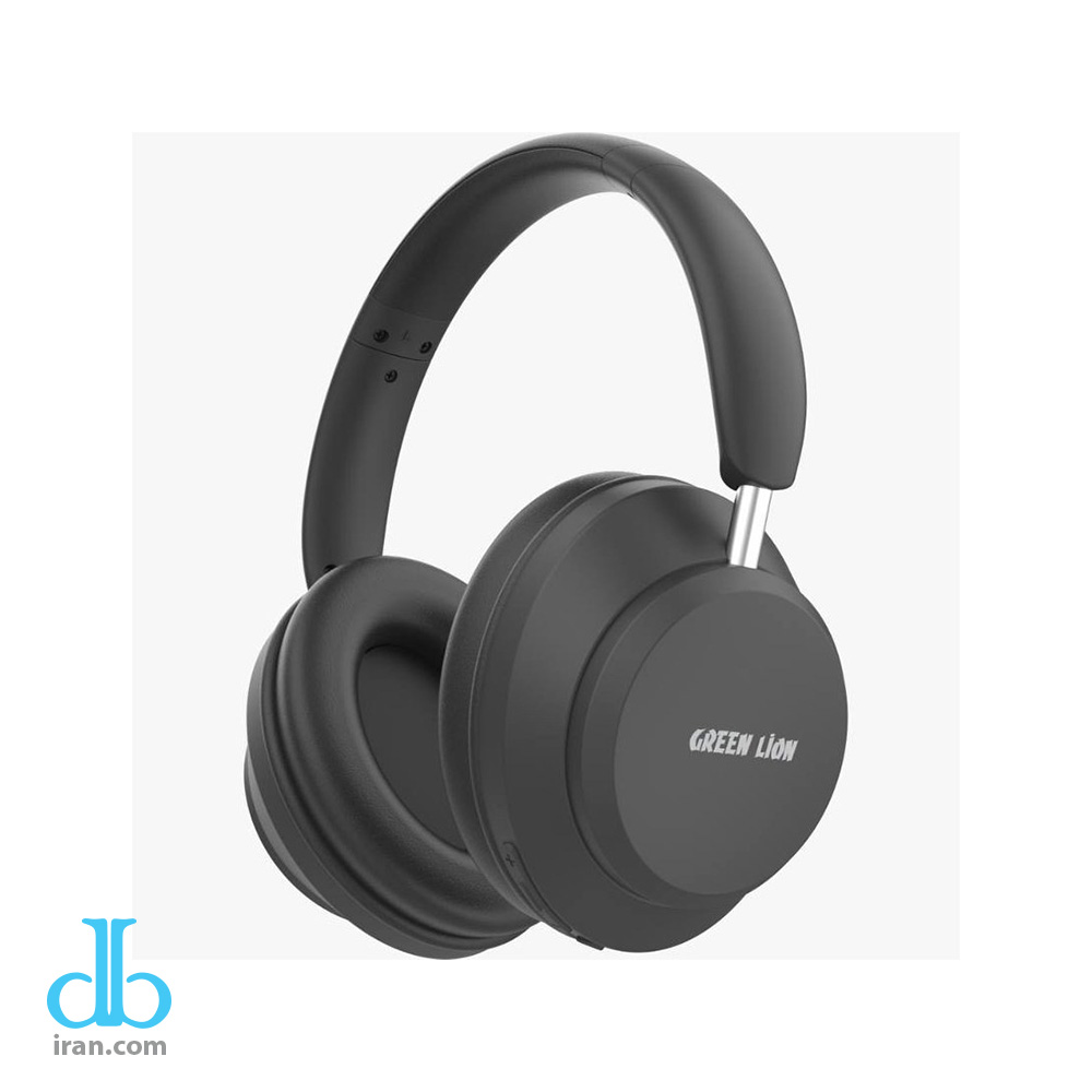 هدفون وایرلس سانتیاگو گرین لاین رنگ مشکی green lion Santiago Wireless Headphone