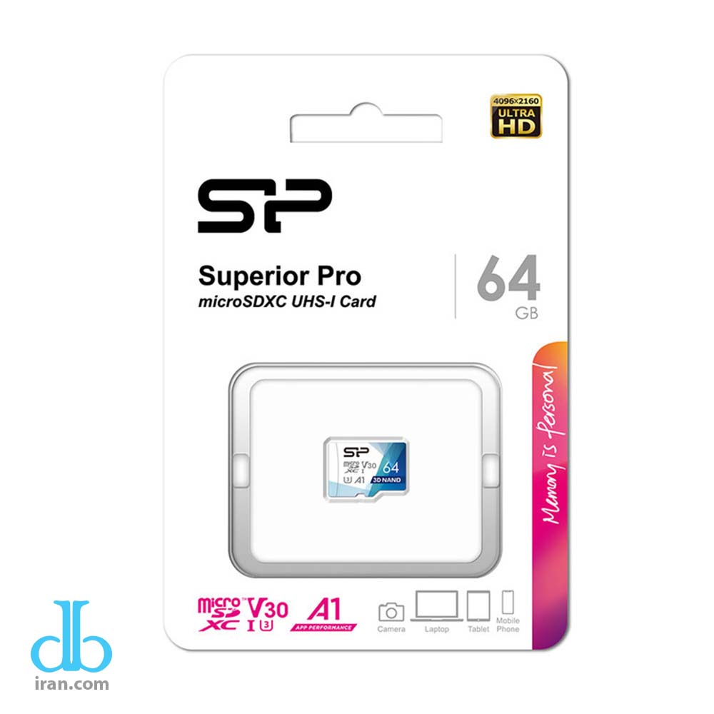 مموری میکرو 64 گیگ سیلیکون پاور U3 SUPERIOR