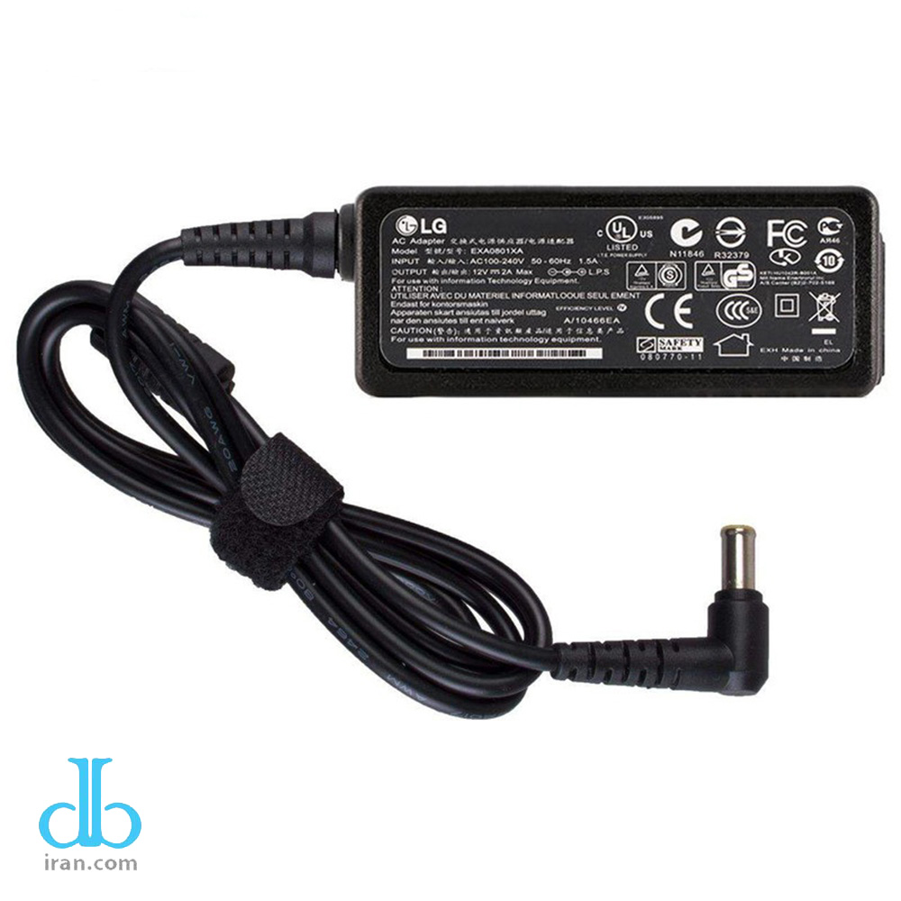 آداپتور اورجینال مانیتور ال جی LG 12V 2A