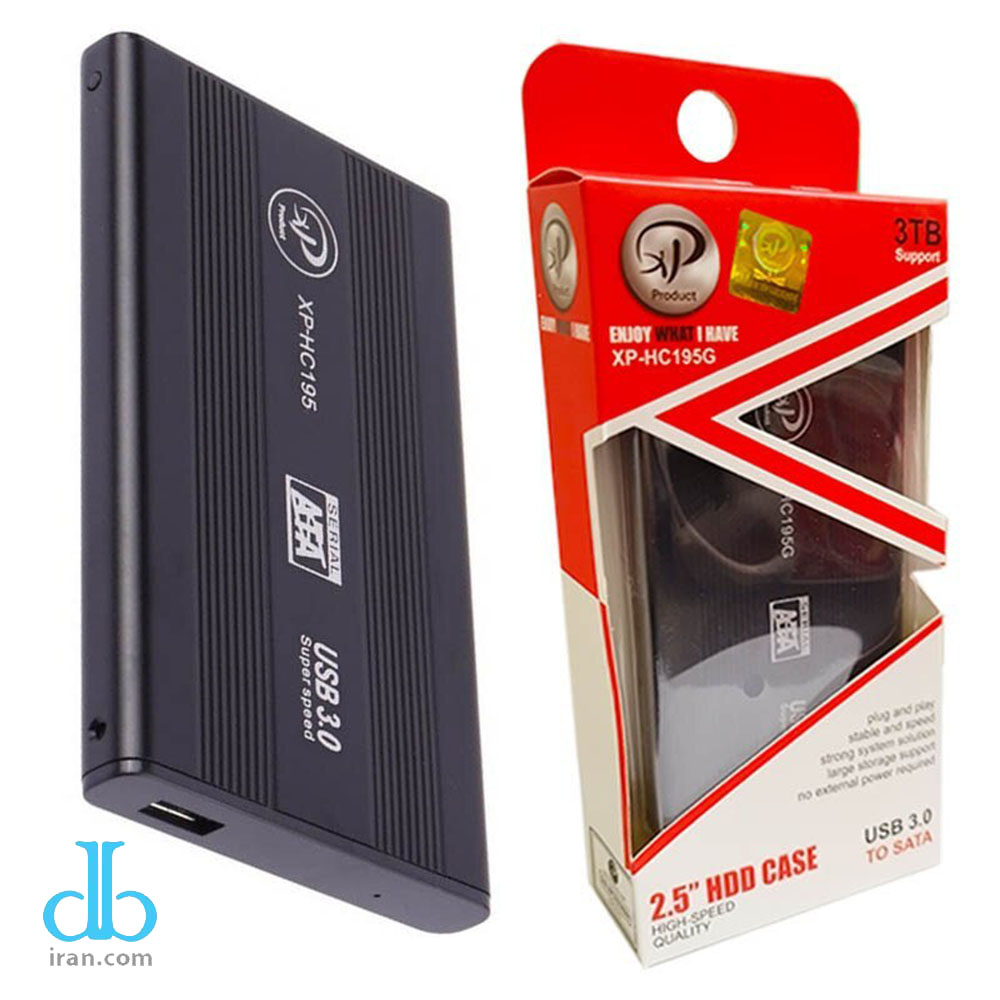 باکس هاردhc195 USB 3.0 XP ‏2.5 اینچ رنگ مشکی