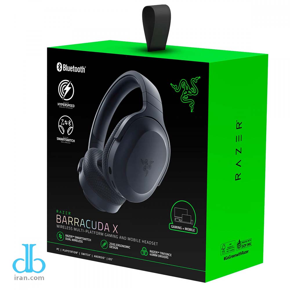 هدست بی سیم گیمینگ Razer مدل Barracuda X 22 مشکی