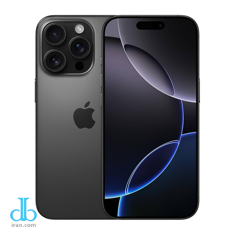 گوشی اپل دو سیم IPhone 16 Pro (Not Active) ZA Color Black Titanium حافظه 256 گیگابایت