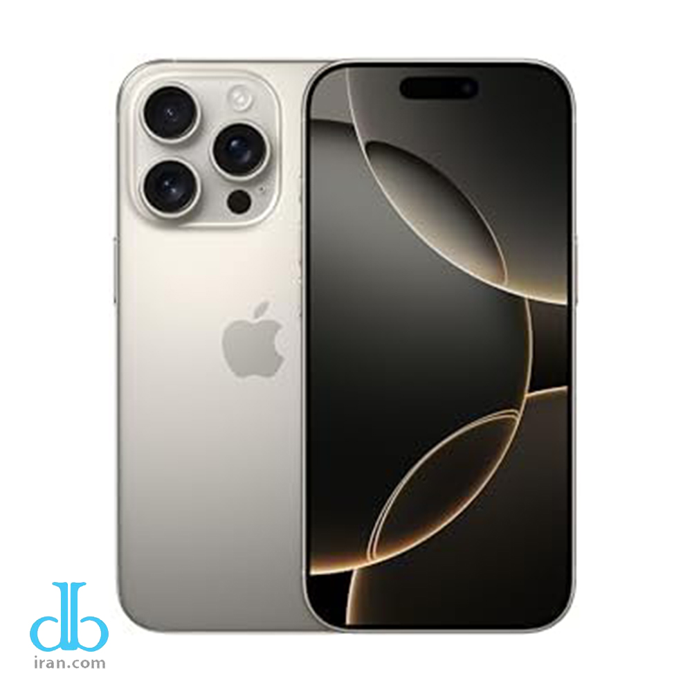 گوشی اپل دو iPhone 16 Pro Max (not Active) Color Natural Titanium حافظه 256 گیگابایت