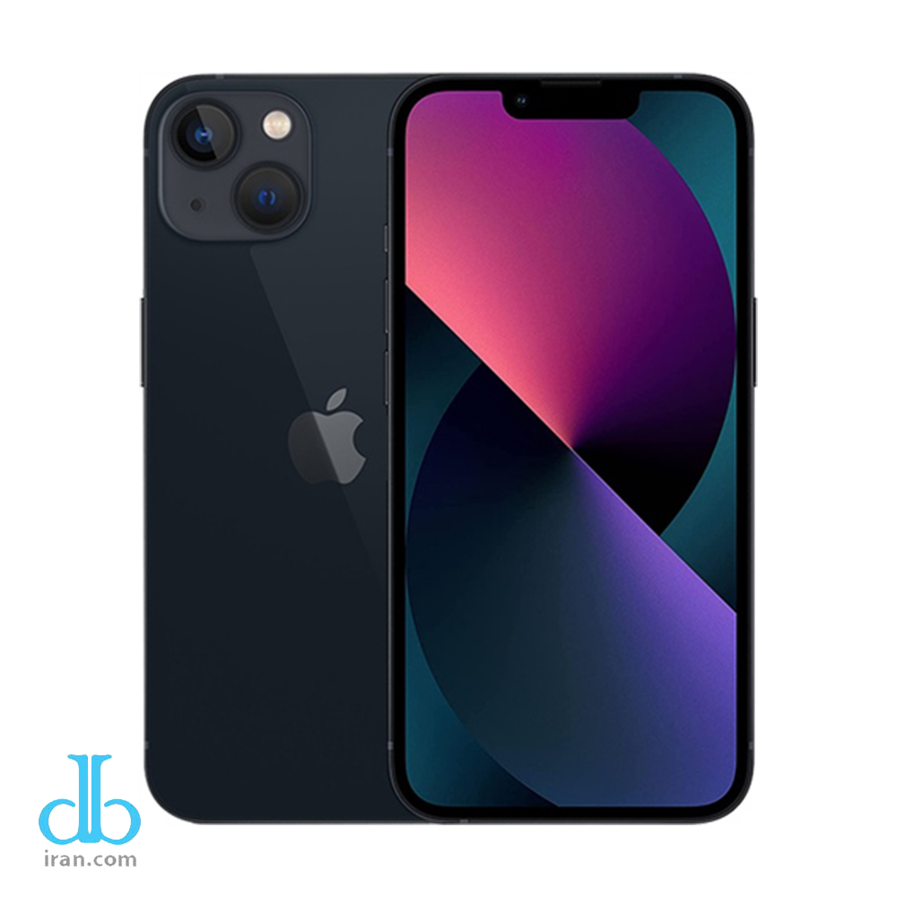  موبایل اپل iPhone 13 رنگ مشکی (BLACK) حافظه 128 گیگ نات اکتیو CH A