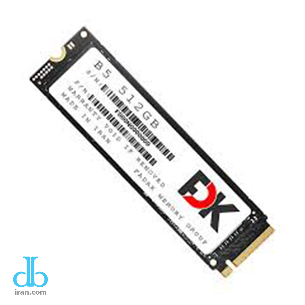 حافظه اس اس دی اینترنال فدک مدل B5 M.2 2280 NVMe ظرفیت 512 گیگابایت