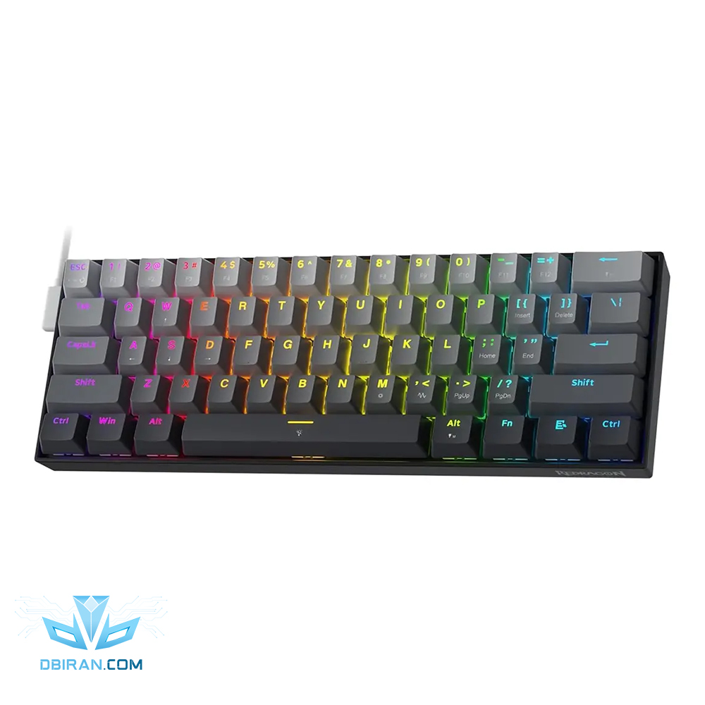 کیبورد باسیم گیمینگ ردراگون مدل FIZZ K617 GGB M RGB