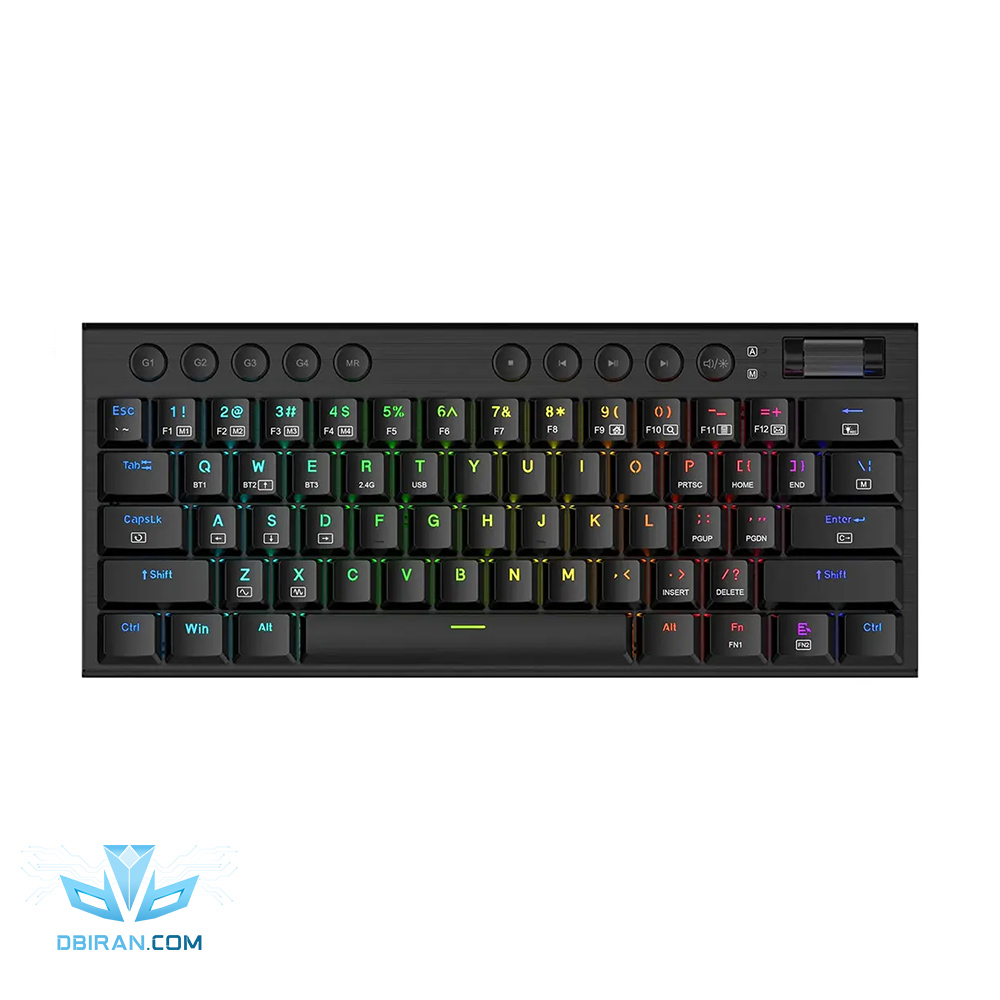 کیبورد مکانیکال گیمینگ ردراگون K632 RGB رنگ مشکی