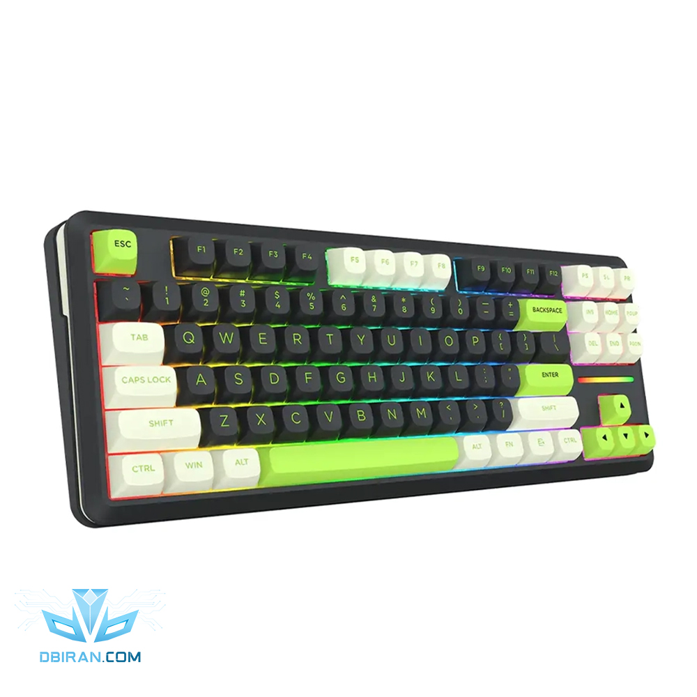 کیبورد بی سیم گیمینگ ردراگون K734BWG RGB PRO TKL