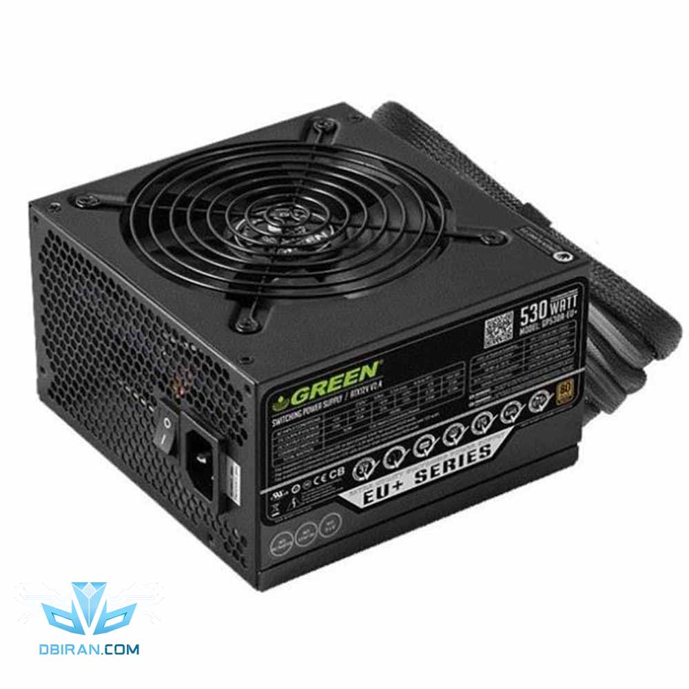 منبع تغذیه گرین 530W