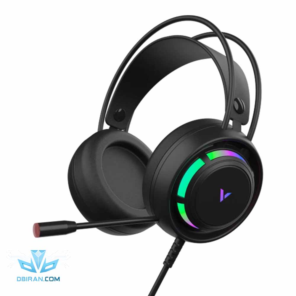هدست با سیم رپو مدل VH360 مشکی