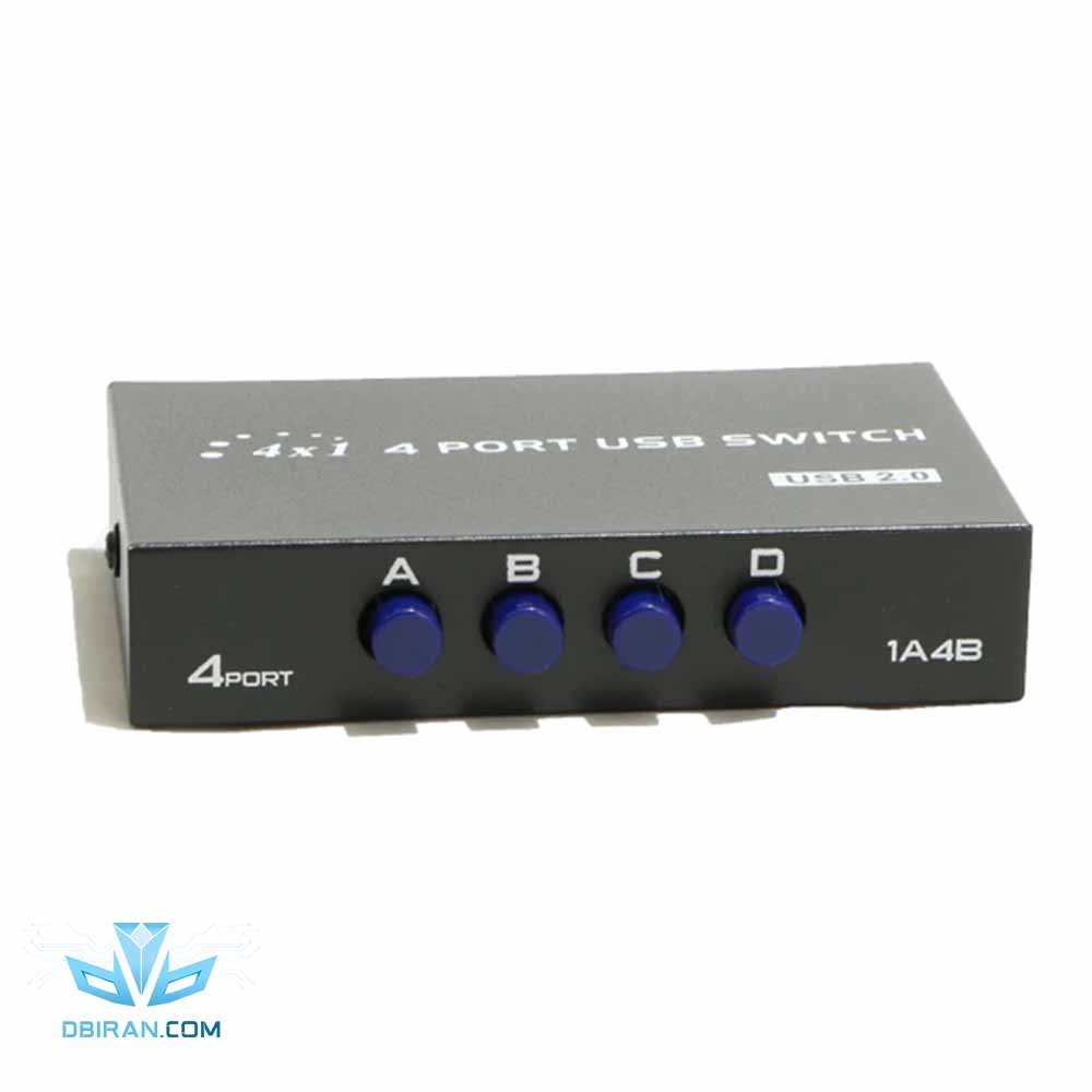 سوئیچ پرینتر 4 پورت USB دستی